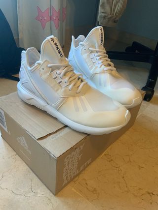 adidas tubular blancas