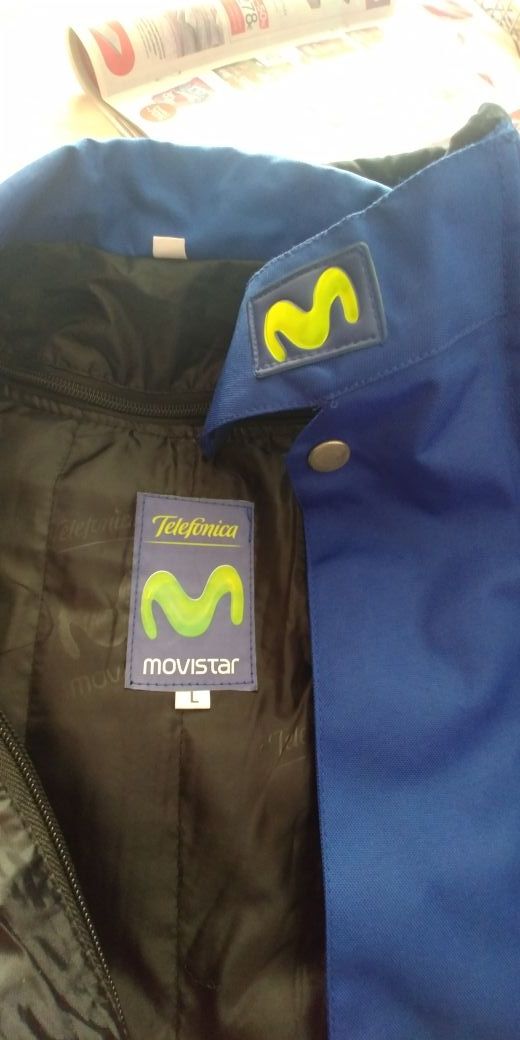 chaqueta motorista movistar