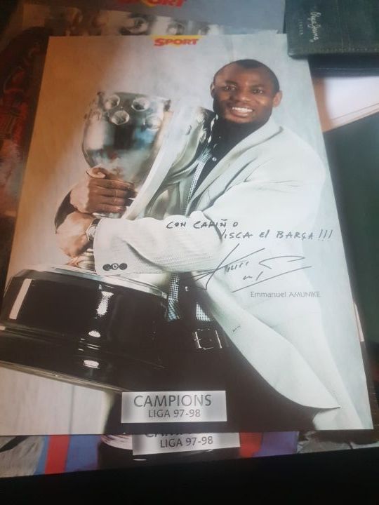 Laminas Campeones F.C.Barcelona 97-98 Liga