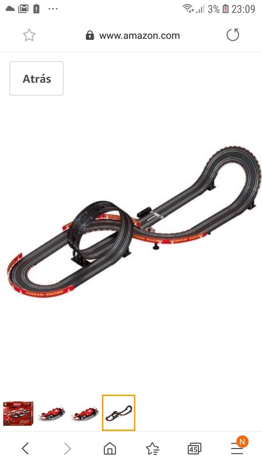 scalextric ferrari F1 masters