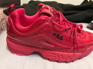 zapatillas fila fucsia