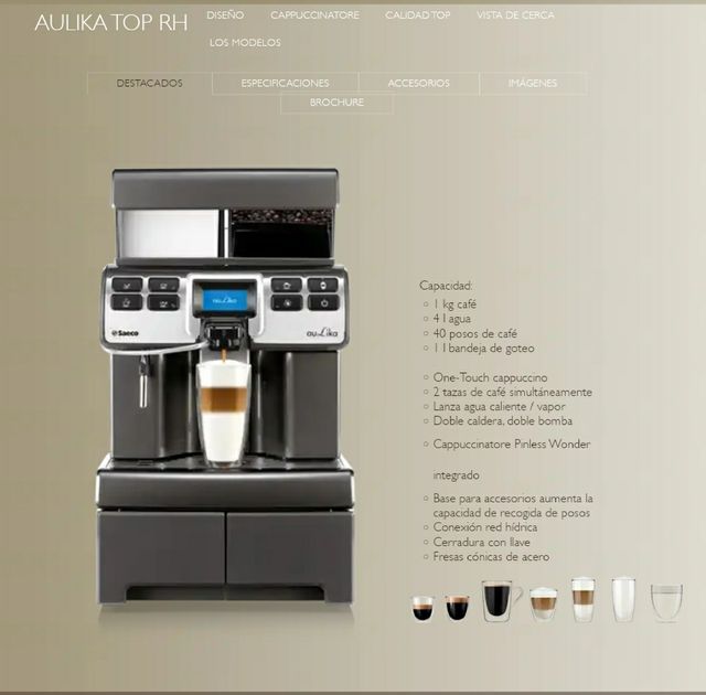 Cafetera Aulika de Saeco