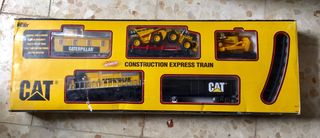 tren de juguete caterpillar