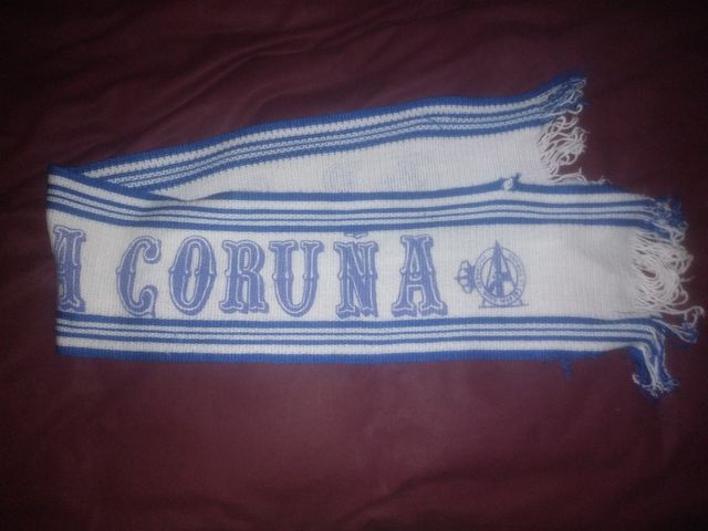 Bufanda R.C. DEPORTIVO DE LA CORUÑA AÑOS 80 y 90