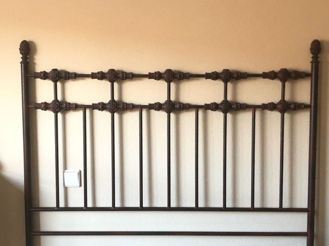 Cabecero de hierro forjado