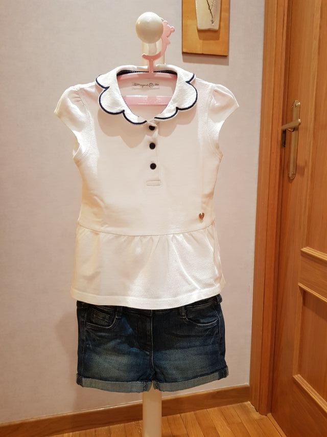 CONJUNTO Y POLO TALLA 4 AÑOS