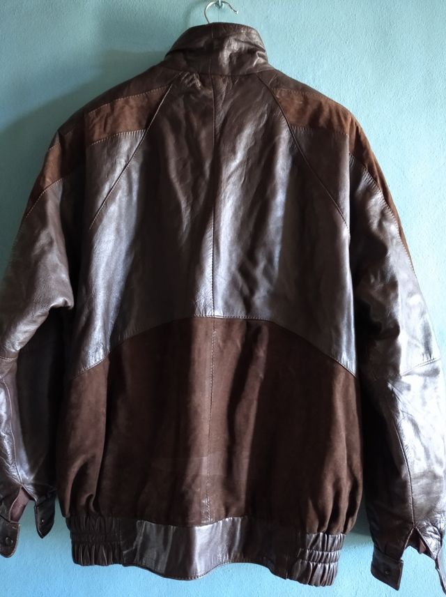 Chaqueta de caballero de piel