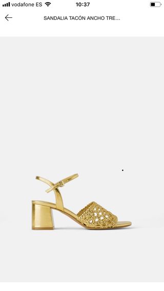 Sandalia Tacon Dorada Zara Hotsell, 51% OFF | www.autoescolaurgell.com
