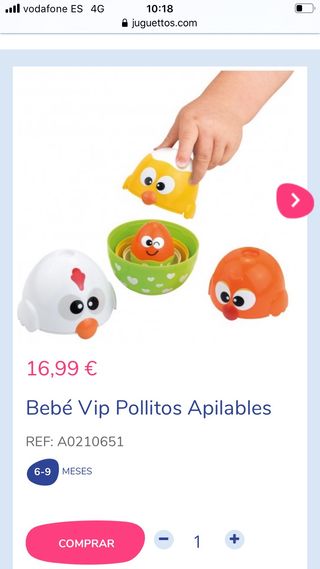 juguete huevos bebe