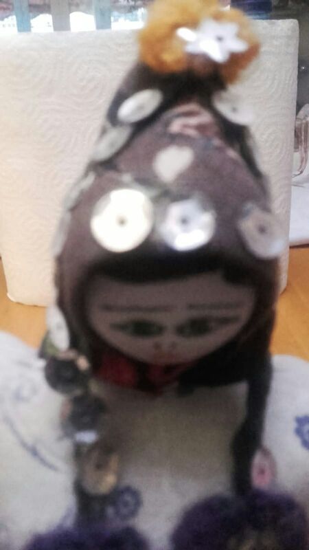 Bambola turca con costume tipico 