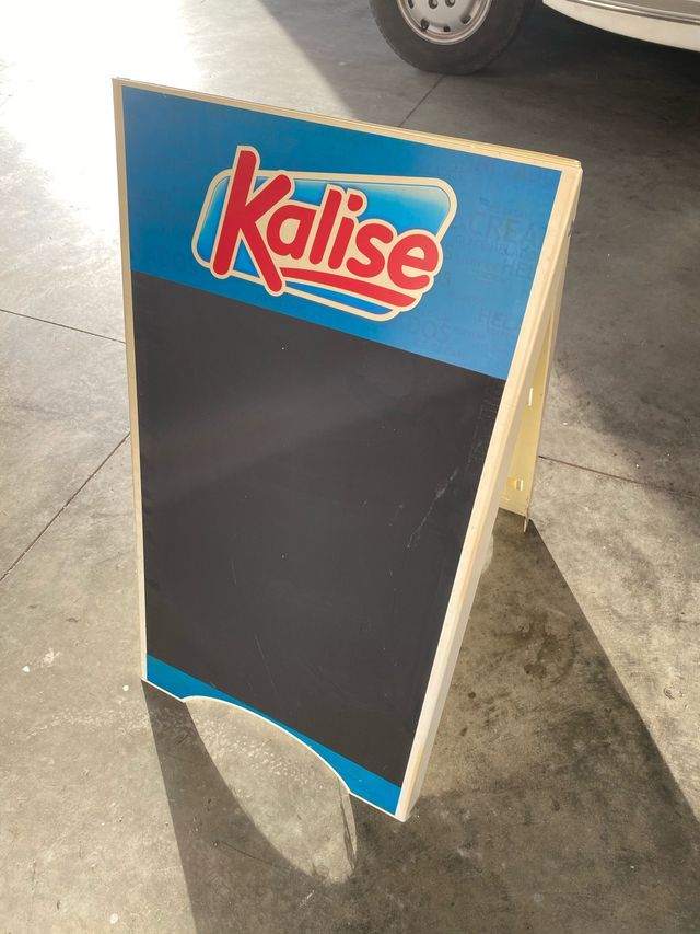 Cartel / pizarra kalise