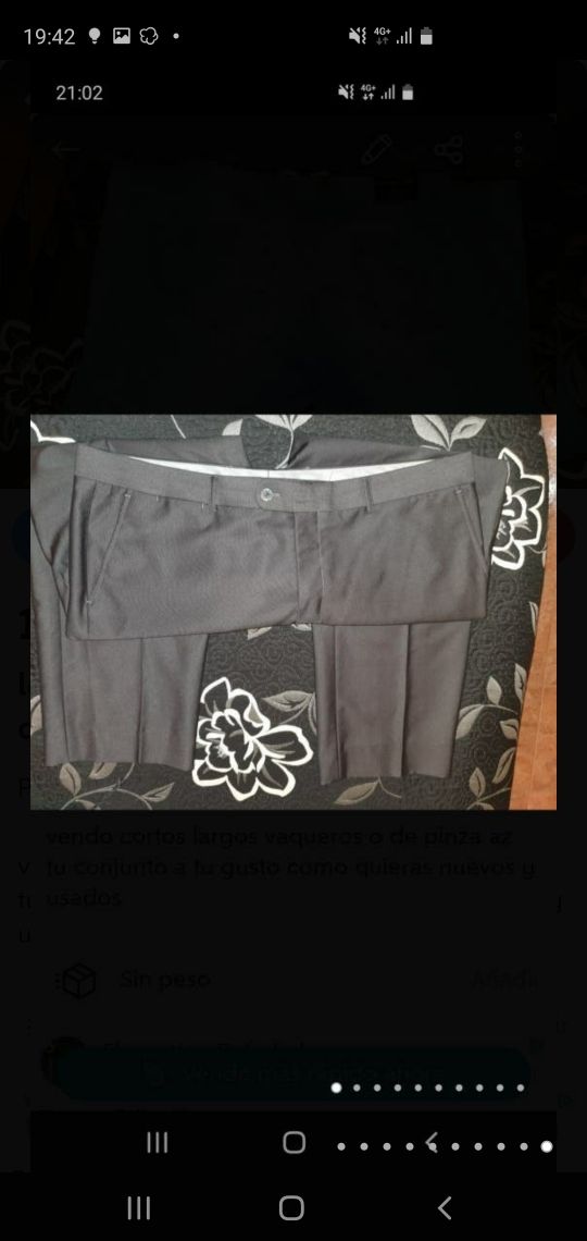 pantalón de pinza nuevo