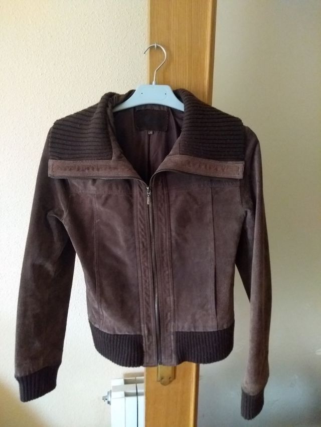 cazadora ante marrón L