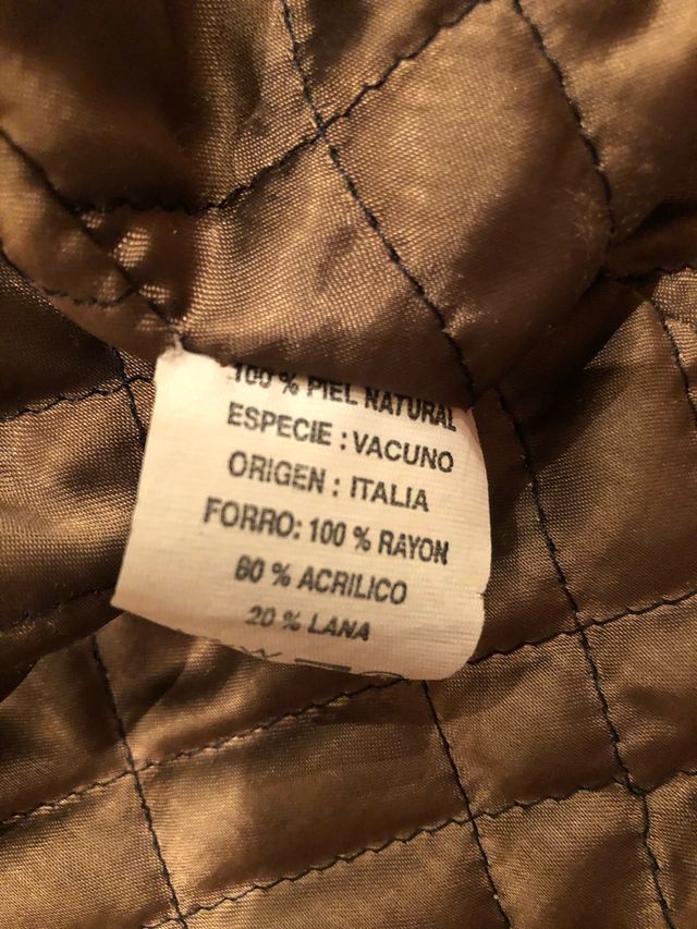 Cazadora de piel