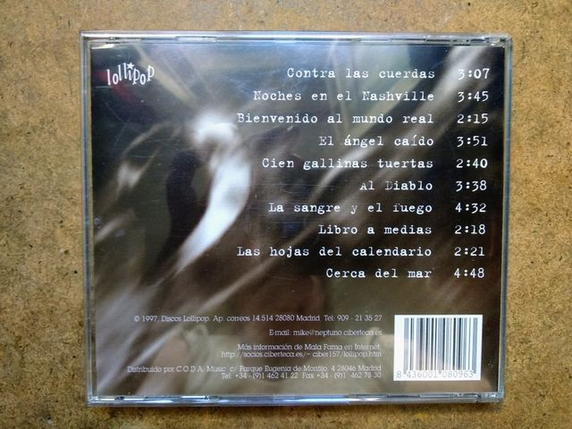 Mala Fama & Sheriff Wallace CD Country español 