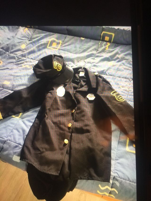 Disfraz de policía de 8 a 10 años