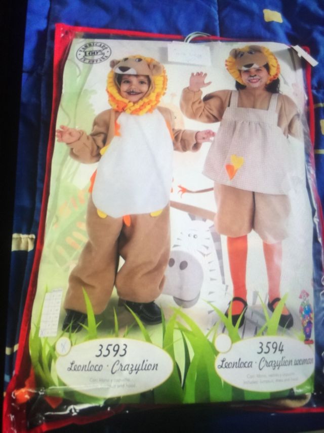 Disfraz de leon de 11 a 13 años