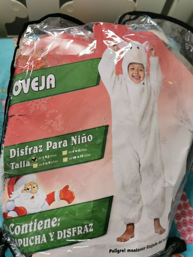 disfraz de oveja de 1 a 3 años