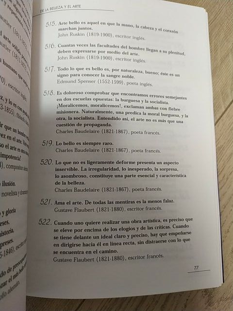 Citas de arte y libros