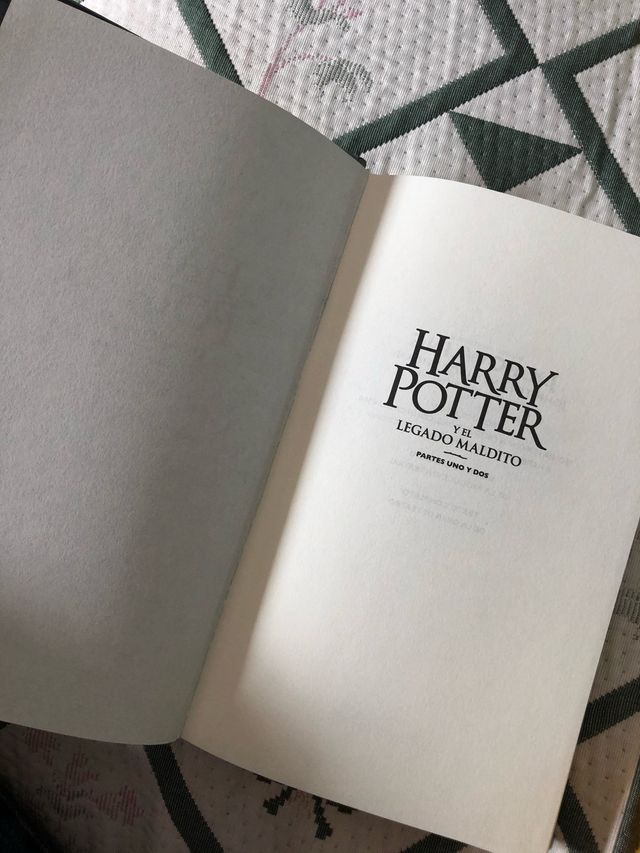 Harry Potter y el legado maldito