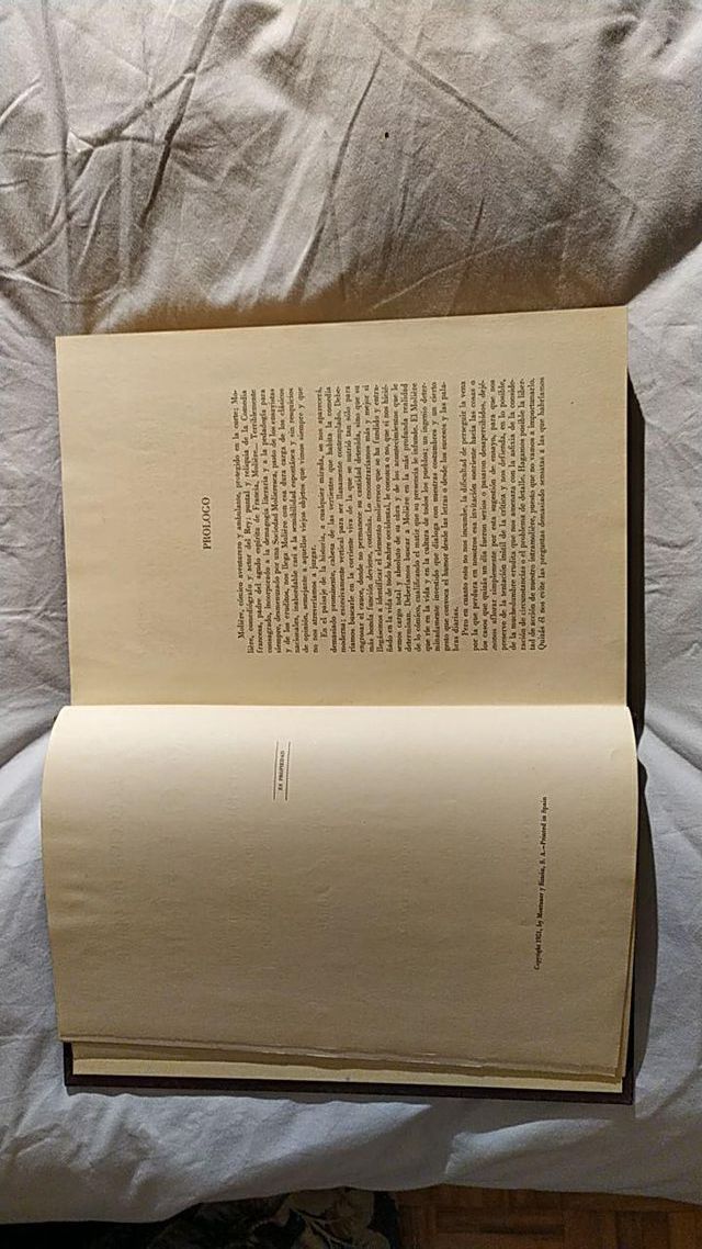 SELECCIÓN DE OBRAS DE MOLIERE -AÑOS 50- MUY RARO