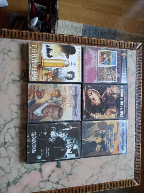 6 peliculas del oeste.