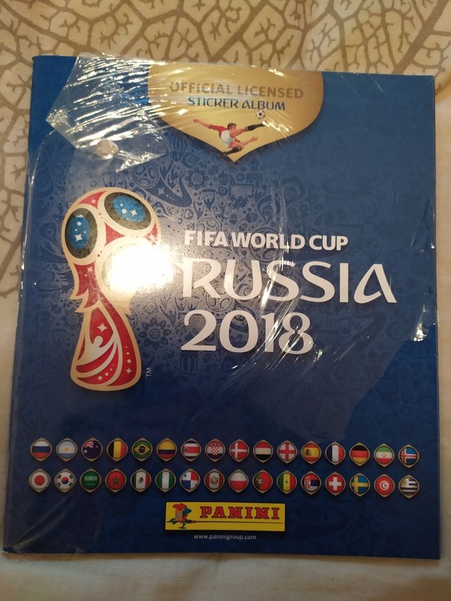 Album vacío Mundial 2018 Panini