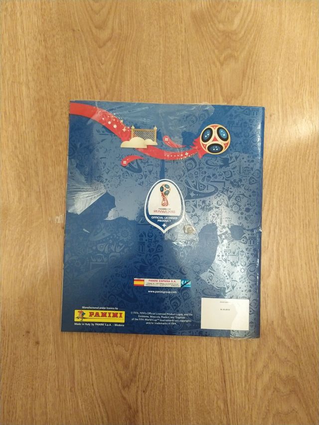 Album vacío Mundial 2018 Panini