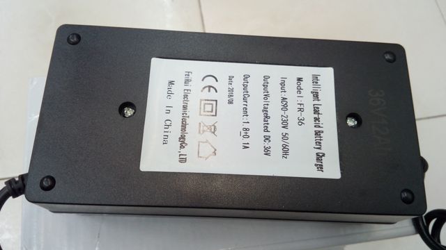 Cargador de 36V para baterias de Acido-Gel