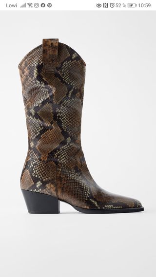 Botas cowboy Zara de segunda mano por 40 EUR en O Porriño en WALLAPOP