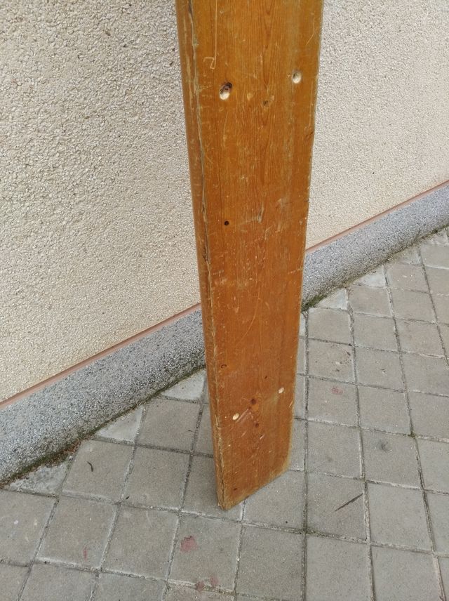 Balda estantería madera vintage año60 200x20 de segunda mano por 19,95