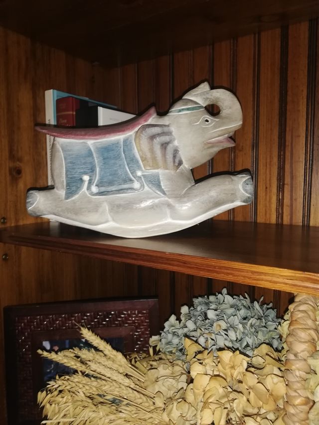 Elefante Madera Maciza