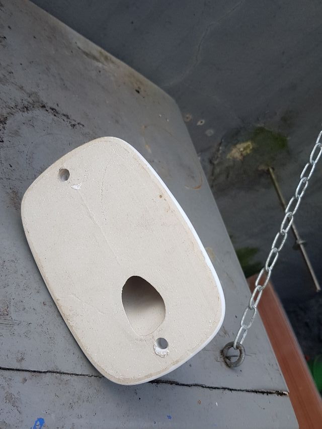 colgador de porcelana