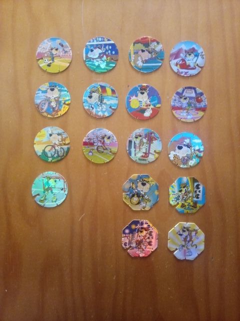 17 tazos de sport y rock chester