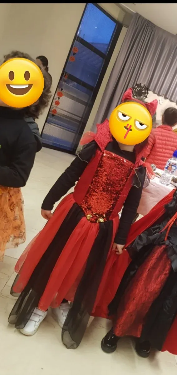 DISFRAZ HALLOWEEN VAMPIRESA NIÑA 5-7 AÑOS