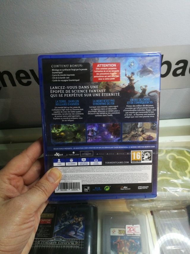 Torment + BSO en CD para PS4 nuevo precintado