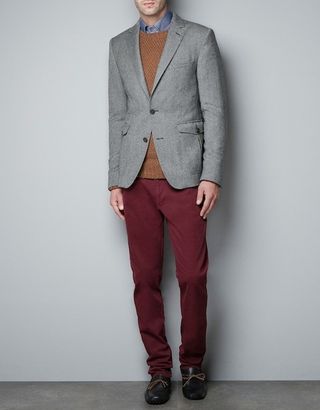 Americana gris Zara hombre de segunda mano por 14,99 EUR en Salobreña en  WALLAPOP