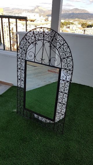 Espejo de hierro forjado de segunda mano en WALLAPOP