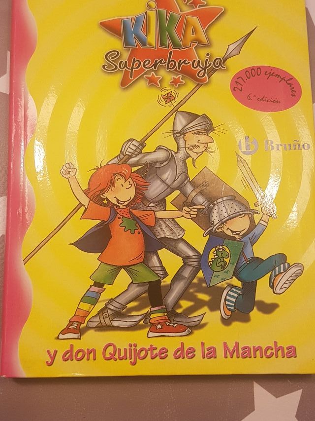 libro Kika super bruja Y Don Quijote de la mancha