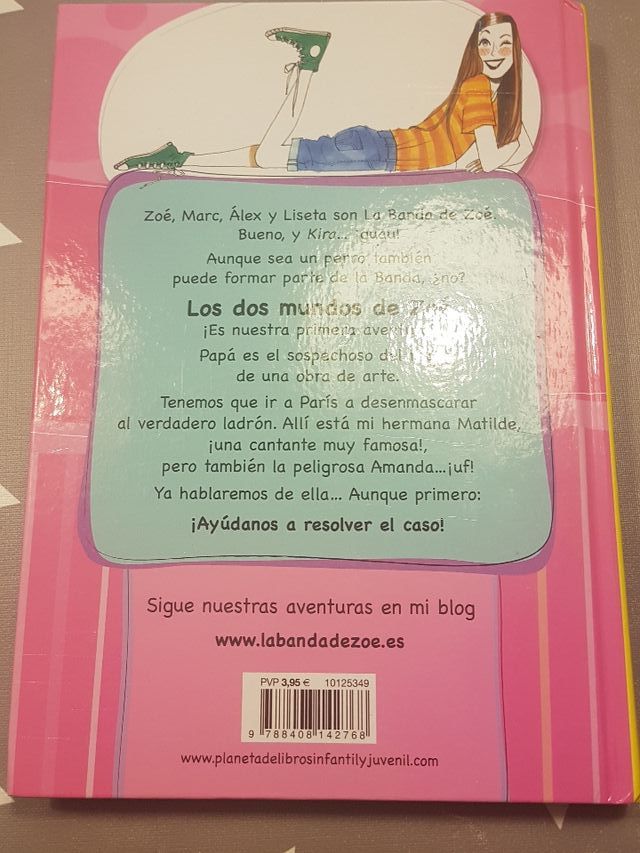 libro  los 2 mundos de Zoe