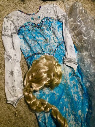 Disfraz de Frozen de Elsa. Artesanal, hecho a mano de segunda mano por 25  EUR en Ezcaray en WALLAPOP