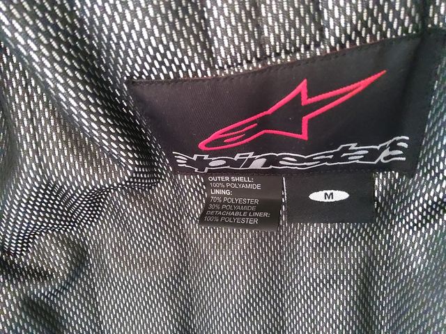chaqueta moto cordura  hombre alpinestars xl