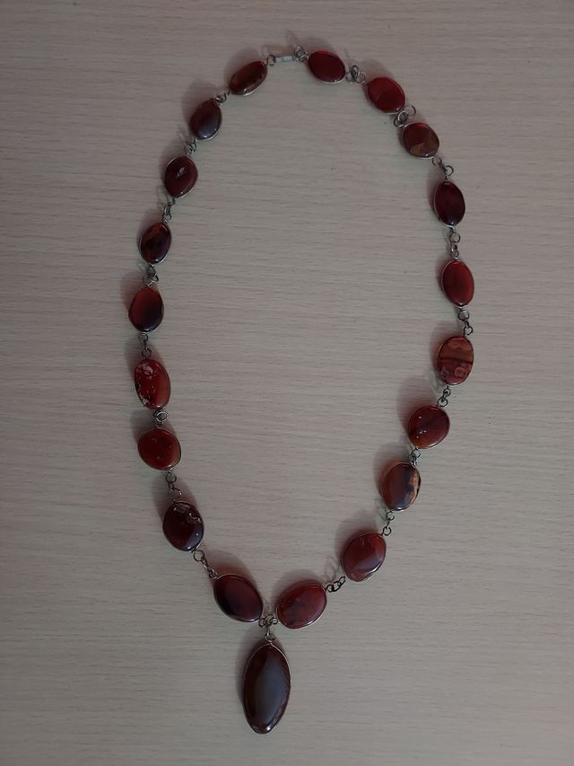 COLLARES PIEDRA NATURAL DE BRASIL