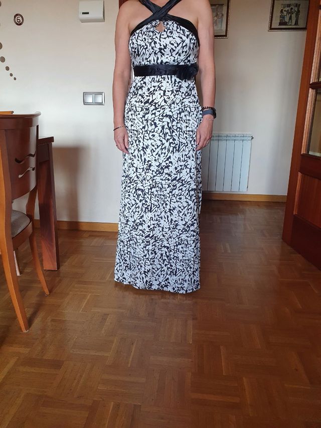 vestido largo una sola puesta