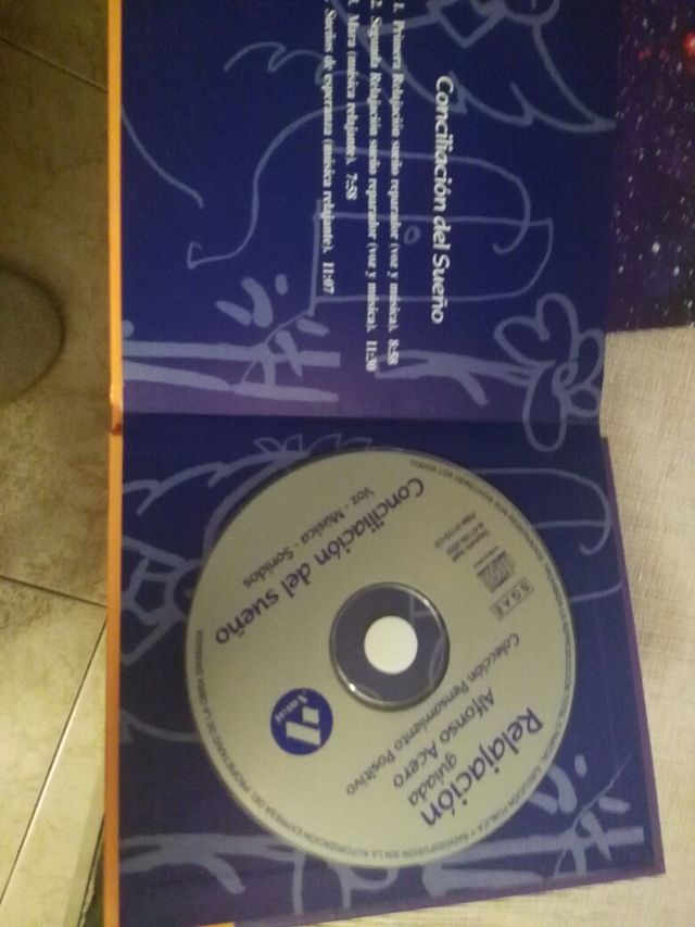 libro con cd conciliación del sueño