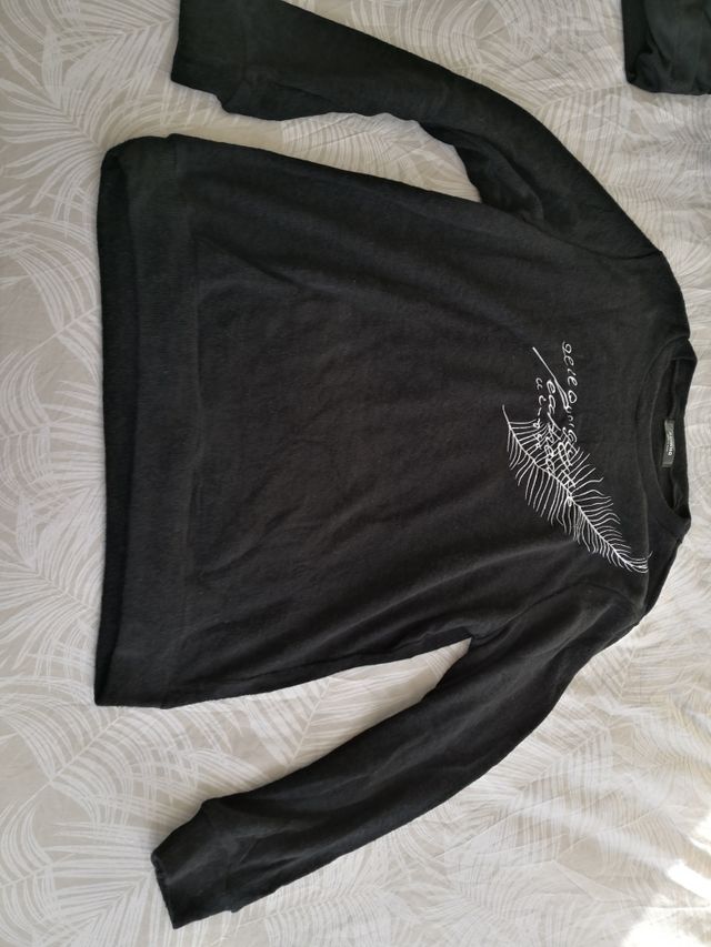 Jersey negro unisex talla L