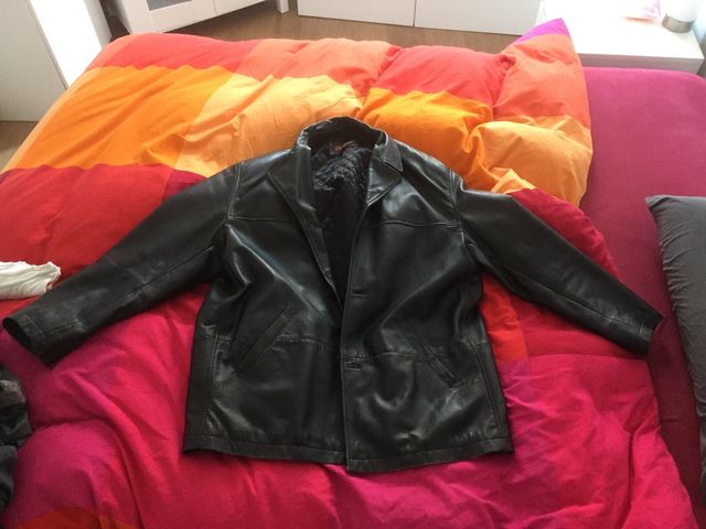 Chaqueta Levita de piel autentica