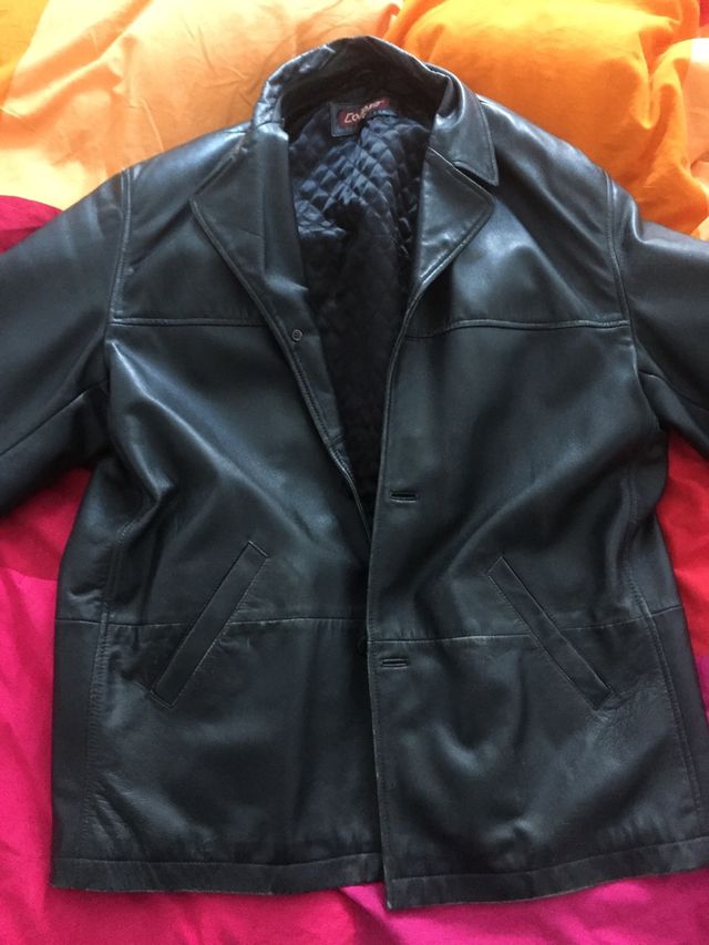 Chaqueta Levita de piel autentica