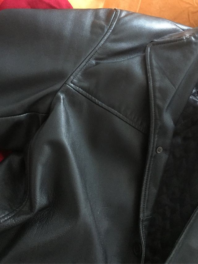 Chaqueta Levita de piel autentica