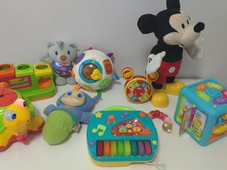 Vtech cantar una larga micrófono Musical Juguete Animal Sonidos de aprendizaje de los números de canto